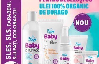 Gama bio de cosmetice bebeluși cu ulei de Borago